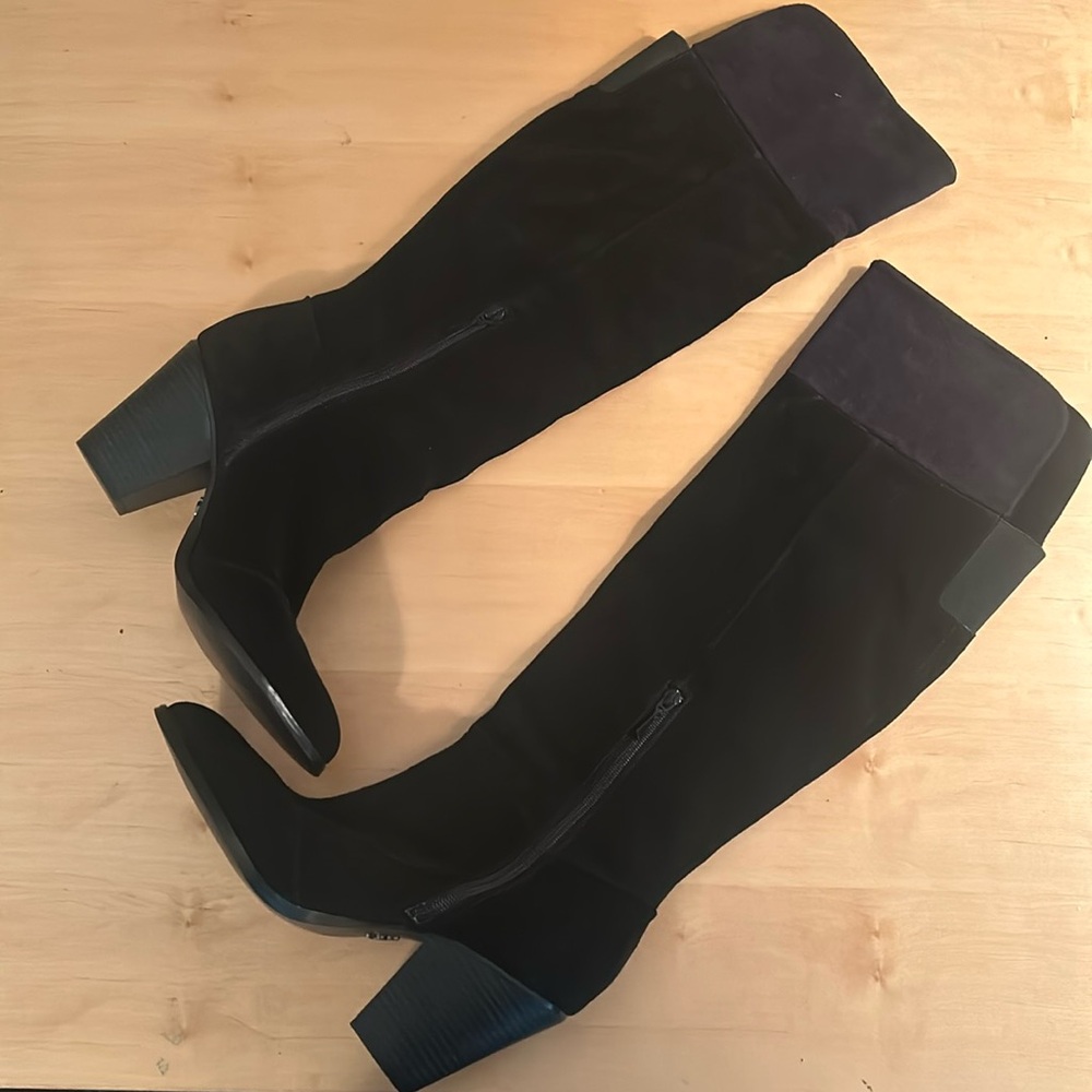 Rachel Roy suede boots; size 10